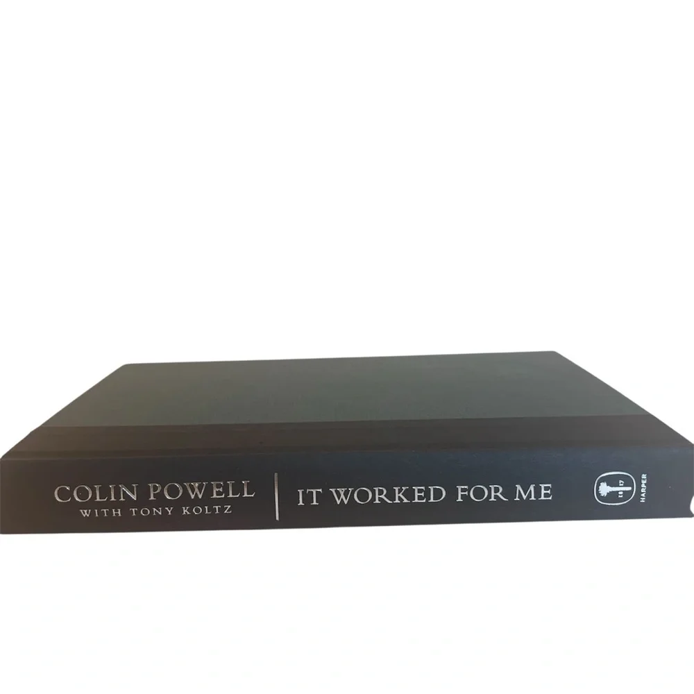 New Autographed Book-“It Worked for Me in Life and Leadership” by Colin Powell.